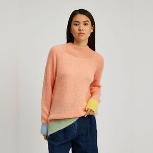 United Colors of Benetton Turtleneck Color block Sweater